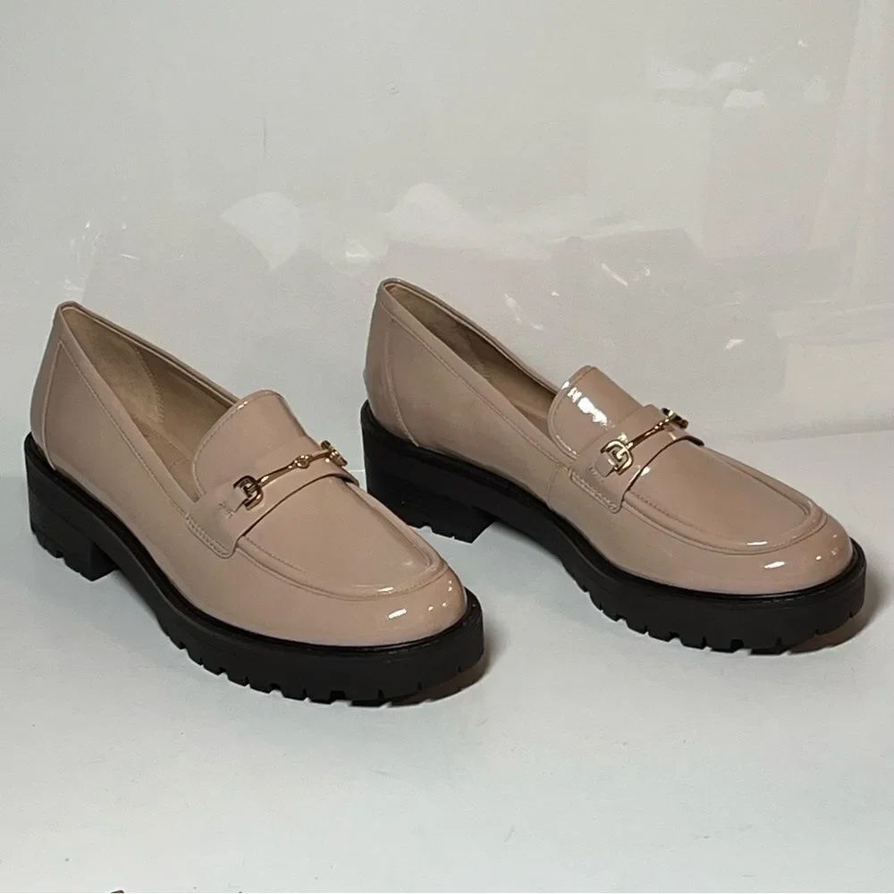 Sam Edelman Tully Chunky Lug Sole Almond Toe Loafers - Picture 2 of 7